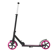2-Wheel Kick Scooter for Kids 8+ Teens & Adults – Adjustable Handlebar Anti-Slip Deck Foldable Pink Up to 220 lbs