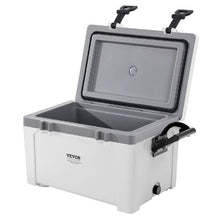 26 Qt Portable Hard Cooler Insulated Ice Chest with Strap & Heavy-Duty Handles Lightweight