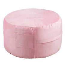 3ft Memory Foam Bean Bag Chair Dutch Velvet Cover (Pink)