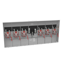 5 Terminal 6-Position 200A Meter Socket with Closing Plates Lever Bypass U2876-XT-QG-AMS