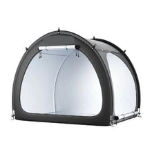 Bike Storage Tent 4–5 Bikes Waterproof Outdoor Tent Ventilated Window Fiberglass Frame