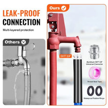 100FT Heated RV Water Hose-Antifreeze Protection to -45°F, Drinking Water Safe