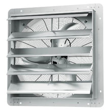 24-Inch Shutter Exhaust Fan 3320 CFM Aluminum Wall-Mount Ventilation Fan for Greenhouses Garages Sheds & Shops