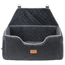 55 lbs Dog Booster Car Seat Pet Car Seat Small Dog up to Gray for Car JBS-PCS-001-BLACK