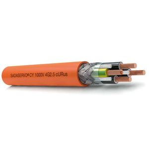 16/4C G + 16/1P Flexible Bare Copper Shielded Pair with Overall Shield Servo Cable C CY UL/CSA 1000V