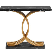 39 In Modern Gold Console Table for home