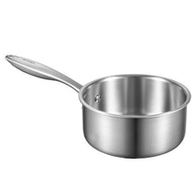 1.5 QT Stainless Steel Saucepan with Glass Lid for Oven Dishwasher Induction Cooker