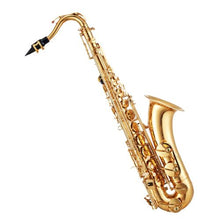 B Flat Tenor Saxophone 23-Key Brass Beginner Kit with Carrying Case (Gold)