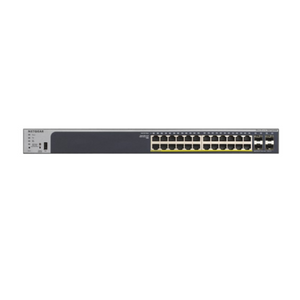 Netgear 28 Ports Gigabit Ethernet Smart Switch with 4 SFP Ports NET-GS728TP-200NAS