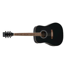 41 Inch Dreadnought Acoustic Guitar Bundle with Gig Bag Tuner Capo & Accessories (Black)