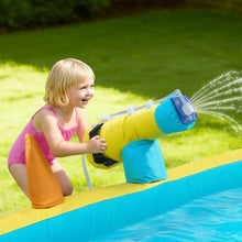 12.5' x 13.1' Inflatable Bounce House with Water Slide Splash Pool & Basketball Hoop – Kids 3-8