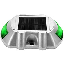 4-Pack Solar Driveway Lights, Waterproof LED Green for Pathway & Walkway