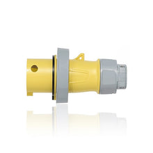 Leviton 30 Amp 125V LEV Series IEC Pin & Sleeve Plug Yellow 330P4WLEV