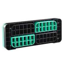 28-Inch Adjustable Aerobic Step Platform with 4 Risers Non-Slip Surface (Green)
