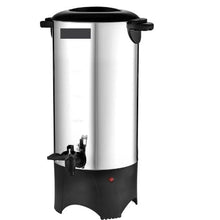 50 Cups Commercial Coffee Urn Stainless Steel Quick Brewing for Easy Cleaning Silver