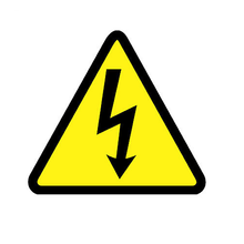 Electrical Shock Adh Vinyl ISO Warning Label WL32Y