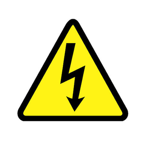 Electrical Shock Adh Vinyl ISO Warning Label WL32Y