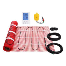20 Sq.ft Electric Floor Heating Mat with Digital Thermostat & Installation Monitor