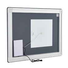 36" x 48" LED Bathroom Mirror with Anti-Fog Frontlit & Backlit Dimmable 3-Color Temperature Wall Mounted