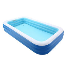 118 x 67 x 20 Inch Inflatable Pool – Large Family Swim Pool for Kids & Adults Indoor Outdoor with Repair Kit
