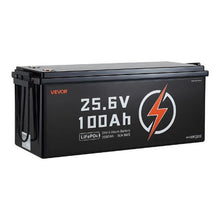 24V 100Ah LiFePO4 Battery 50A BMS 2560Wh Deep Cycle Low Temp Protection for RV Marine