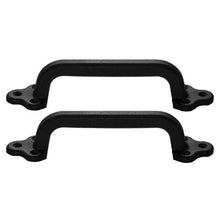 9-inch Barn Door Handle Rustic Metal Sliding Door Pulls Heavy Duty Carbon Steel with Rust-Resistant Coating for Outdoor (Pack of 2)
