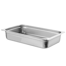 4 Inch Hotel Pans Stainless Steel Table Pan For Catering Storage Food UCT8114L-4 (Pack of 4)
