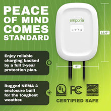 Emporia Smart Home Level 2 EV Charger UL Listed 16-Sensor EMEVSE1UL