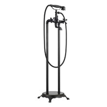 Clawfoot Bathtub Faucet Freestanding Tub Filler with Handheld Shower Oil-Rubbed Bronze 360° Spout & 59" Hose