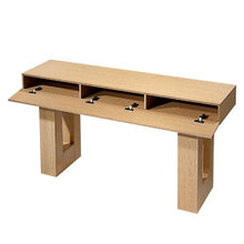 63 In Farmhouse Console Table Narrow Sofa Table in Burlywood