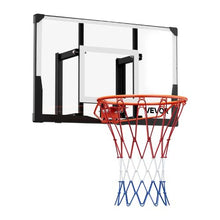 44" Wall-Mounted Basketball Hoop with PC Backboard for Playing