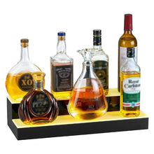 20 Inch LED Lighted Liquor Bottle Display with 2 Tiers Remote & App Control
