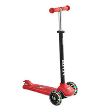 3-Wheel Kick Scooter for Kids 3+ Light-Up Wheels Adjustable Handlebar Anti-Slip Deck Lightweight Aluminum Frame (S789R)
