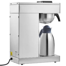 12-Cup Commercial Drip Coffee Maker with Thermal Carafe – Stainless Steel Pour-Over Brewer for Restaurant Office Cafe