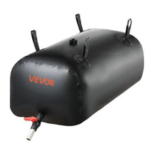30 Gal Water Storage Bladder Collapsible 1000D PVC Leakproof Water Tank for Camping RV & Garden Use (Black)