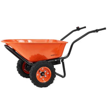 Electric Wheelbarrow 500W – 573 lbs Capacity 7 Cu Ft Garden Dump Cart (2-Wheel)