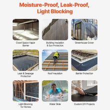 10 x 100' Ft 10 Mil Thick Plastic Sheeting Roll Plastic Drop Cloth Painters Tarp Multi-Purpose Plastic Sheeting Heavy Duty