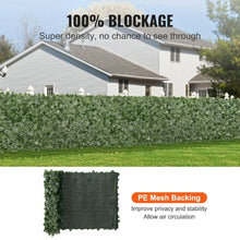39" x 98" Greenery Ivy Fence with Mesh Backing, Strengthened Joints – Artificial Green Wall Screen No Backcloth JNF012-70