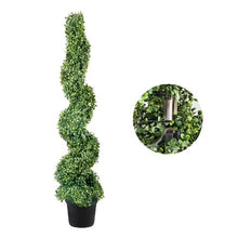 122cm Artificial Boxwood Tower Topiary Spiral Artificial Plant (10 pcs)