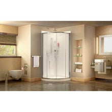 Shower Enclosure Base and QWALL-4 Shower Backwall Kit Prime DL-6153-01FR