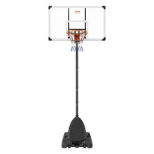 54 inch 7.6-10 ft Adjustable Height Portable Backboard System Basketball Hoop for Outdoor/Indoor