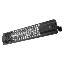 Infrared Heater 1500W Electric Space Heater Remote & Switch Control Cold-Rolled Steel (Black)