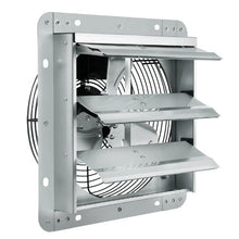 10-Inch Shutter Exhaust Fan 820 CFM Aluminum AC Motor for Greenhouses Garages & Sheds