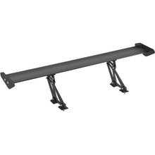 GT Wing Car Spoiler 43.3" Universal Adjustable Aluminum Rear Wing (Racing Black)
