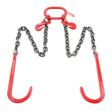 3/8 Inch Heavy Duty Bridle Chain  Safe Working Load for Flatbed Trailer Wrecker Recovery