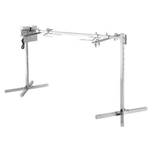 Electric Rotisserie Grill 120V 8-Level Height 88 LB Capacity 38W Motor Stainless Steel BBQ Kit