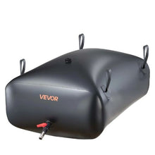 87.2 Gallon Collapsible Water Storage Bladder Leakproof 1000D PVC Water Tank for Camping RV Garden & Emergency Use (Black)
