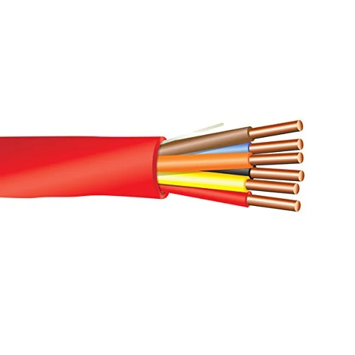 FPLP Solid PVC Plenum Shielded 75C Fire Alarm Cable 300V
