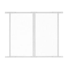 28.5 × 31.5 Inch RV Screen Door Protector Aluminum Alloy Grille Breathable Mesh (White)