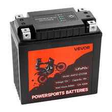 12V 7Ah LiFePO4 Motorcycle Battery Pre-Charged Maintenance-Free High Performance for ATV Motorcycle Jet Skis Scooter UTV